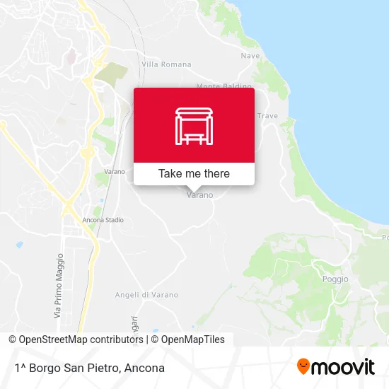 1^ Borgo San Pietro map