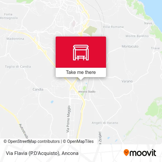 Via Flavia (P.D'Acquisto) map