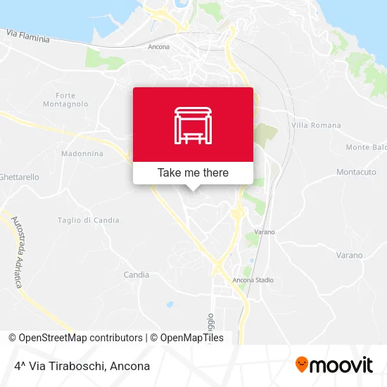 4^ Via Tiraboschi map