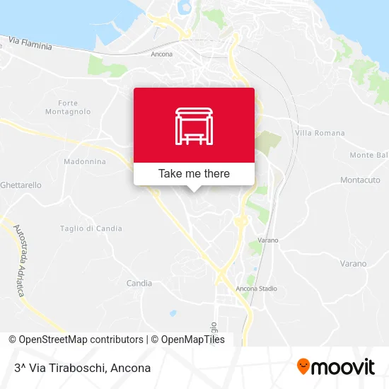 3^ Via Tiraboschi map