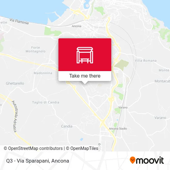 Q3 - Via Sparapani map