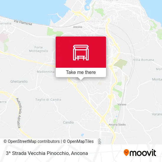 3^ Strada Vecchia Pinocchio map