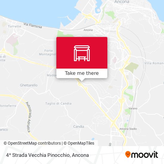 4^ Strada Vecchia Pinocchio map