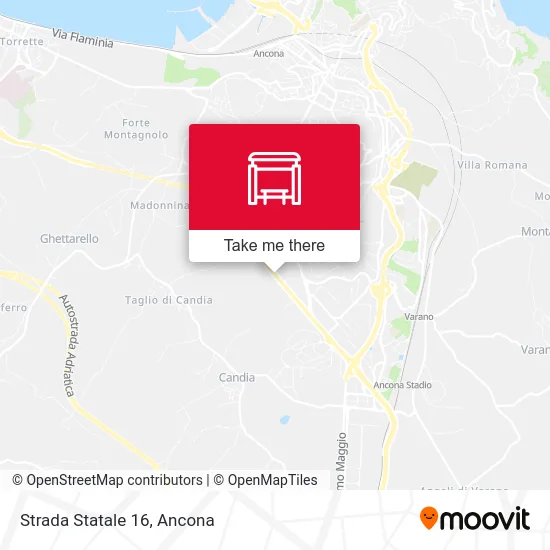 Strada Statale 16 map