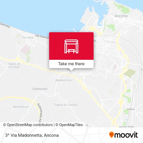 3^ Via Madonnetta map