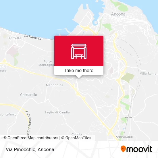 Via Pinocchio map