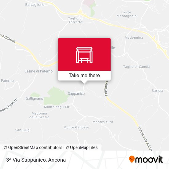 3^ Via Sappanico map