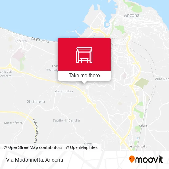 Via Madonnetta map