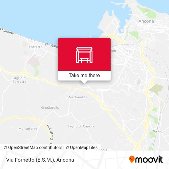 Via Fornetto (E.S.M.) map