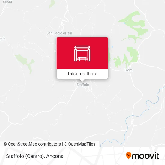 Staffolo (Centro) map