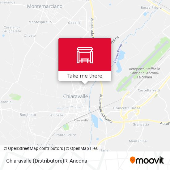 Chiaravalle (Distributore)R map