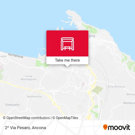 2^ Via Pesaro map