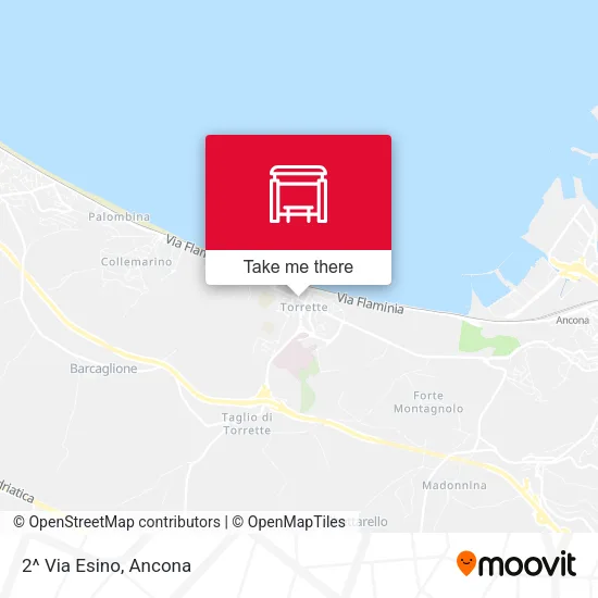 2^ Via Esino map
