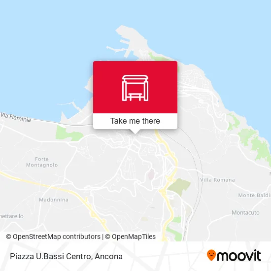 Piazza U.Bassi Centro map