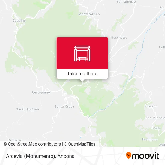 Arcevia (Monumento) map