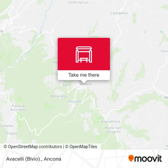 Avacelli (Bivio). map