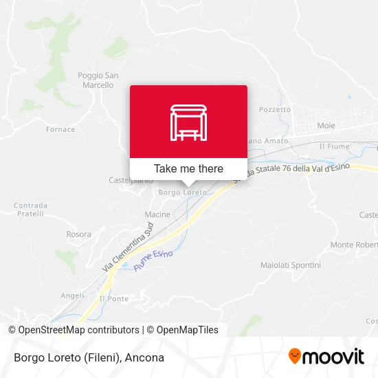 Borgo Loreto (Fileni) map
