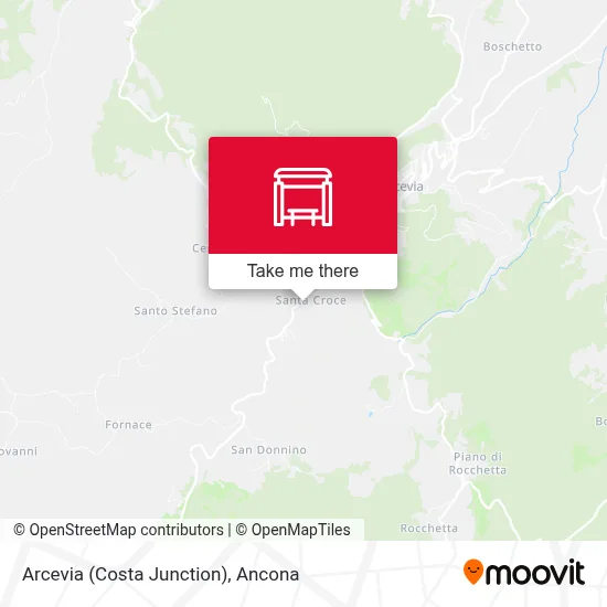 Arcevia (Costa Junction) map