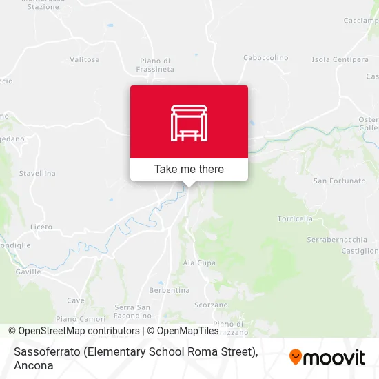 Sassoferrato (Elementary School Roma Street) map