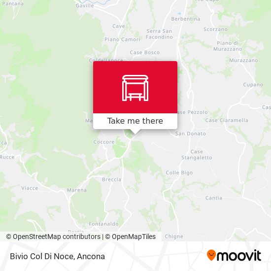 Bivio Col Di Noce map