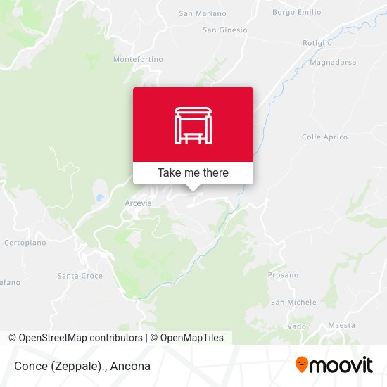 Conce (Zeppale). map
