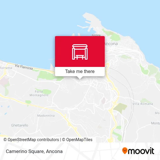 Camerino Square map
