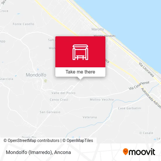 Mondolfo (Imarredo) map