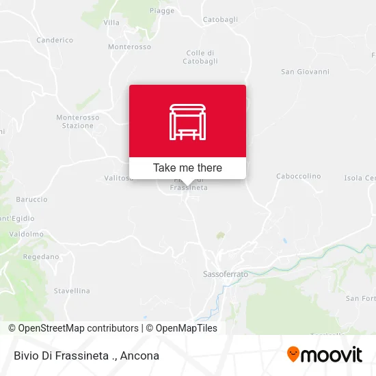 Bivio Di Frassineta . map