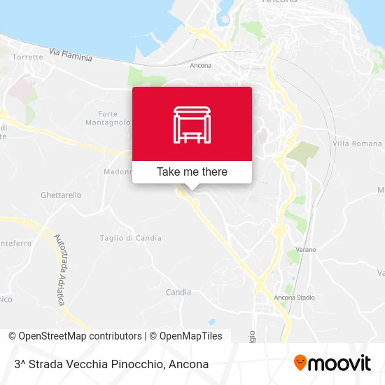 3^ Strada Vecchia Pinocchio map