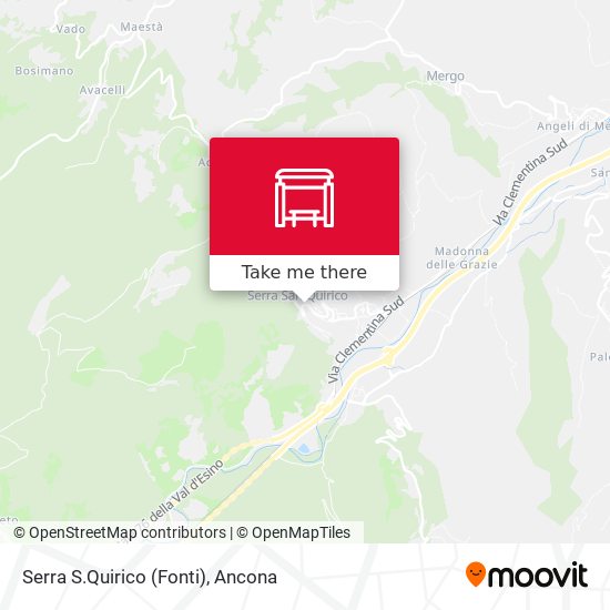 Serra S.Quirico (Fonti) map