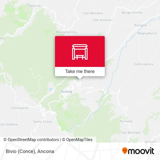Bivio (Conce) map