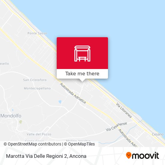 Marotta Via Delle Regioni 2 map