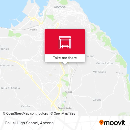 Galilei High School map