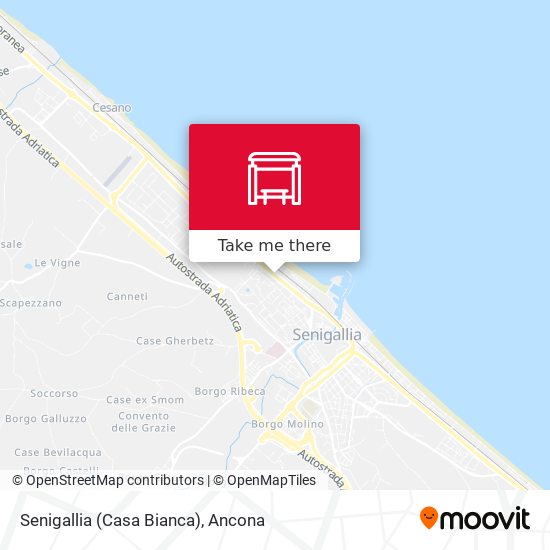 Senigallia (Casa Bianca) map