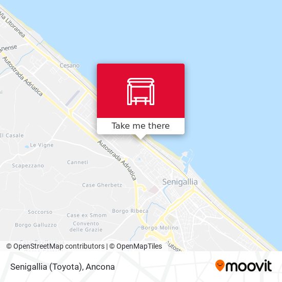 Senigallia (Toyota) map