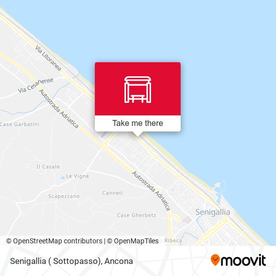 Senigallia ( Sottopasso) map