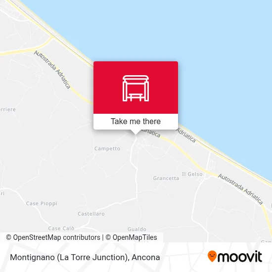 Montignano (La Torre Junction) map