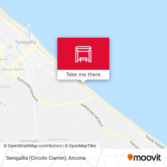 Senigallia (Circolo Ciarnin) map