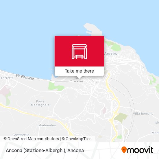 Ancona (Stazione-Alberghi) map
