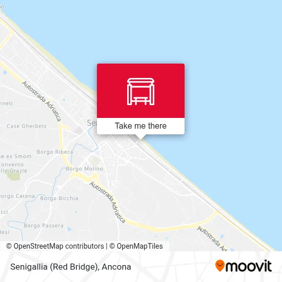 Senigallia (Red Bridge) map