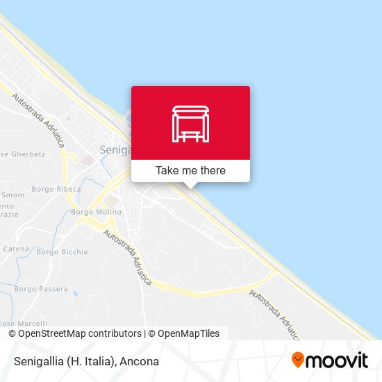 Senigallia (H. Italia) map