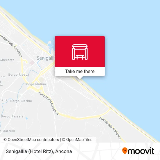 Senigallia (Hotel Ritz) map
