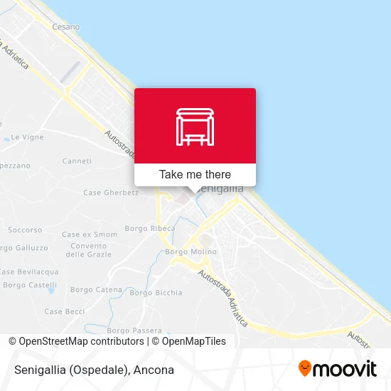 Senigallia (Ospedale) map
