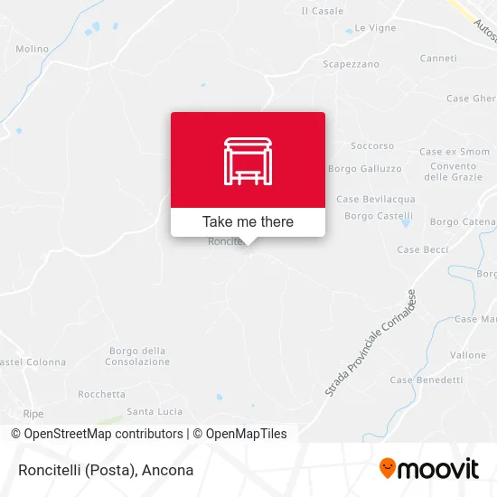 Roncitelli (Post Office) map