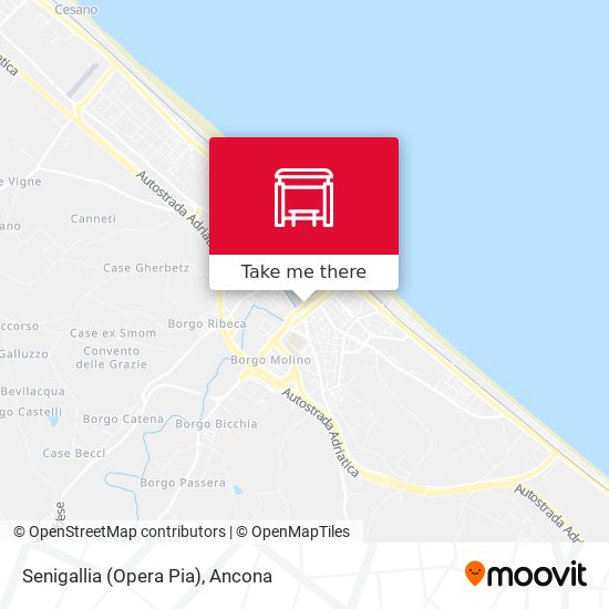 Senigallia (Opera Pia) map