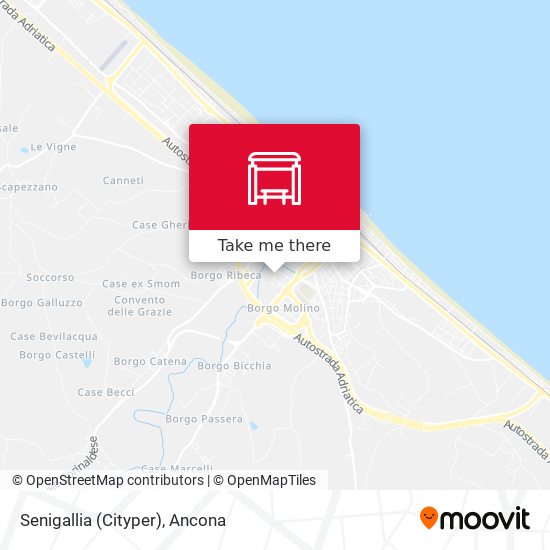 Senigallia (Cityper) map