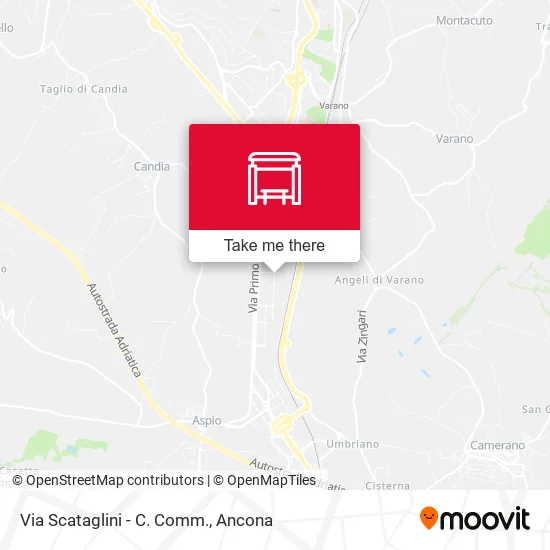 Via Scataglini - C. Comm. map