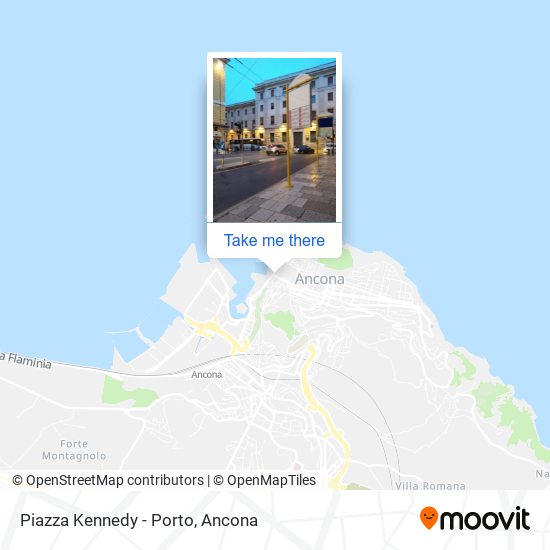 Piazza Kennedy - Porto map