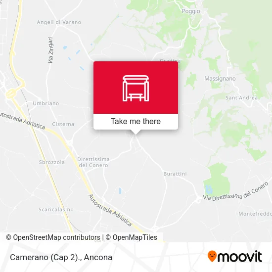 Camerano (Cap 2). map