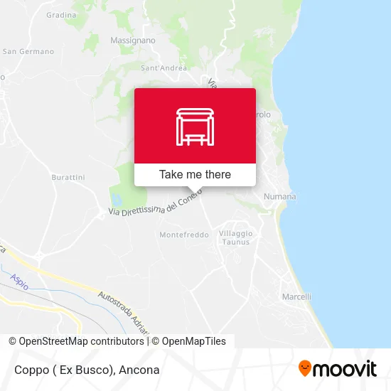 Coppo ( Ex Busco) map